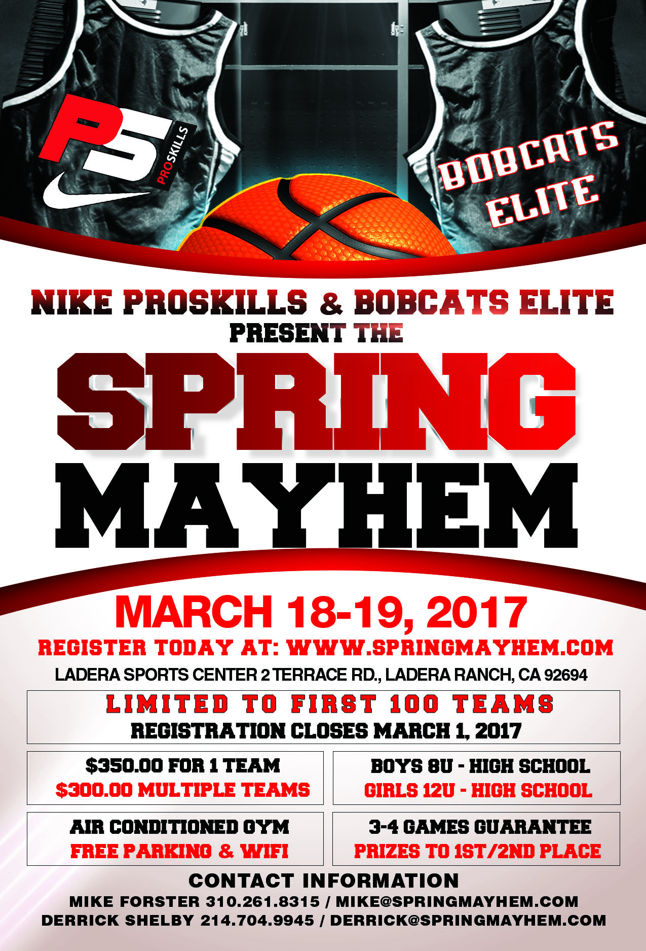 Spring Mayhem AAU Basketball Tournaments Authority