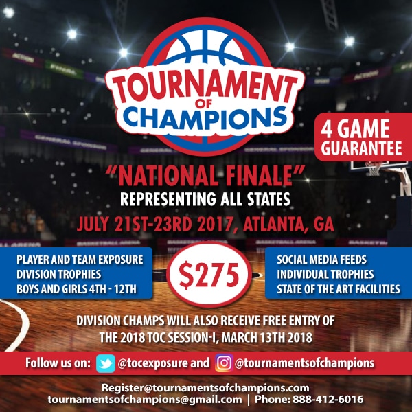 Tournament Of Champions "National Finale" AAU Basketball Tournaments