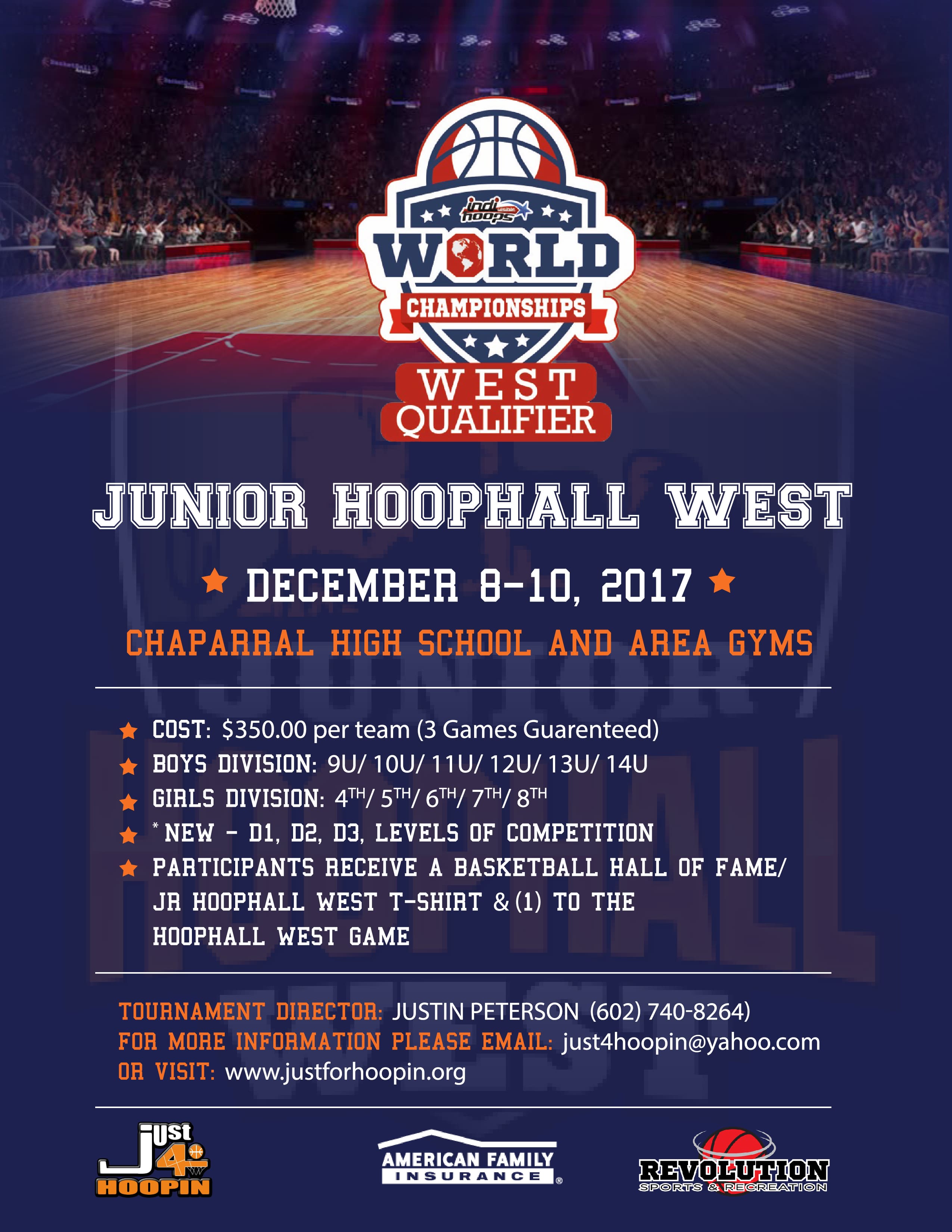 Junior Hoop Hall West AAU Basketball Tournaments